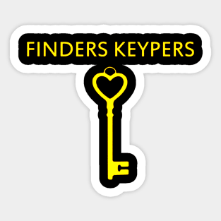 Finders Keypers Sticker